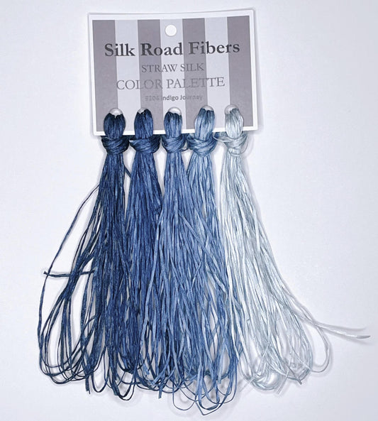 Silk Straw Palette - SSP9104 Indigo Journey