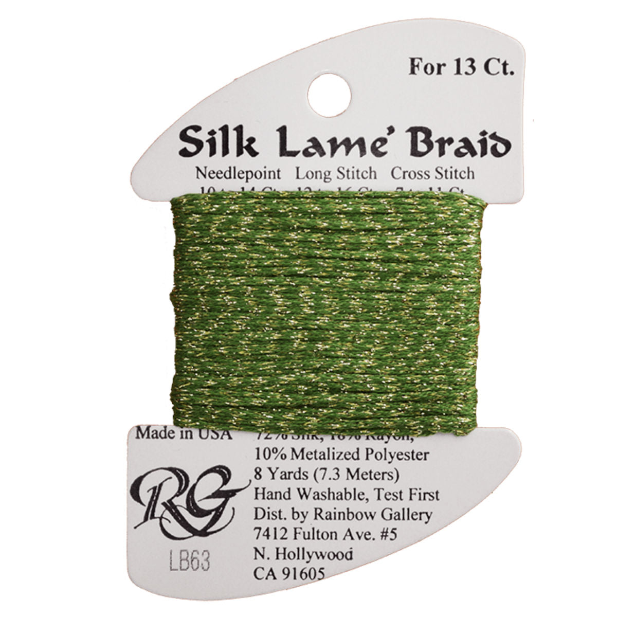 Silk Lame 13 - LB63 Emerald