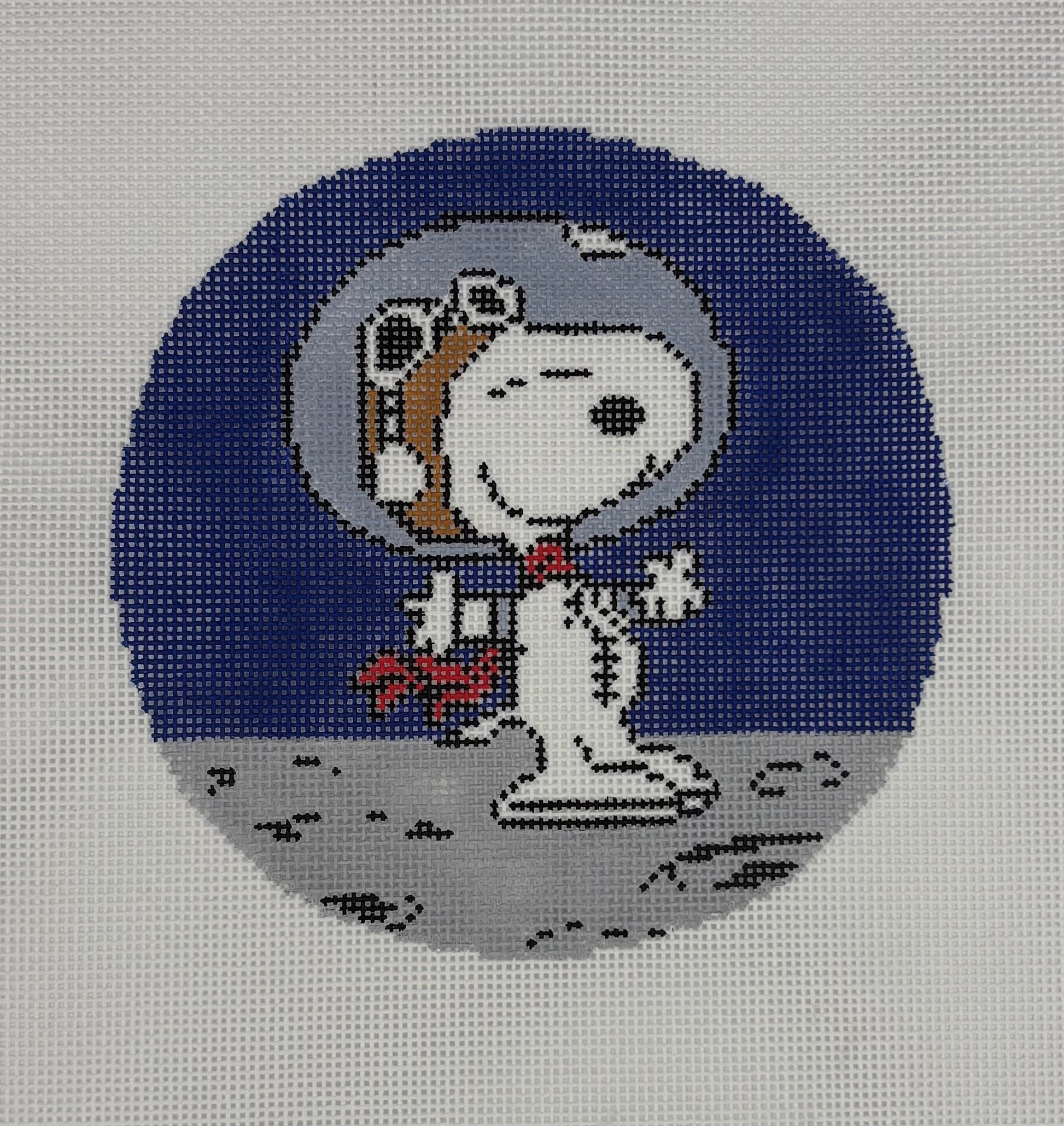 Officially Needlepoint
Snoopy on the Moon
SNMoon