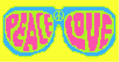 Voila!Needlepoint Peace&Love C-5114
