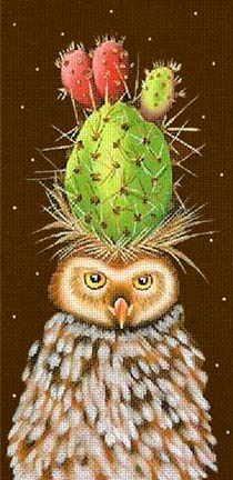 Prickly Pear Owl Stitch Guide