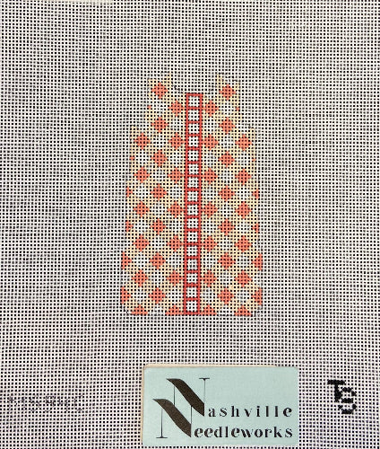 The Carolina Needlepoint Co. MS94C 
Coral Gingham Shift