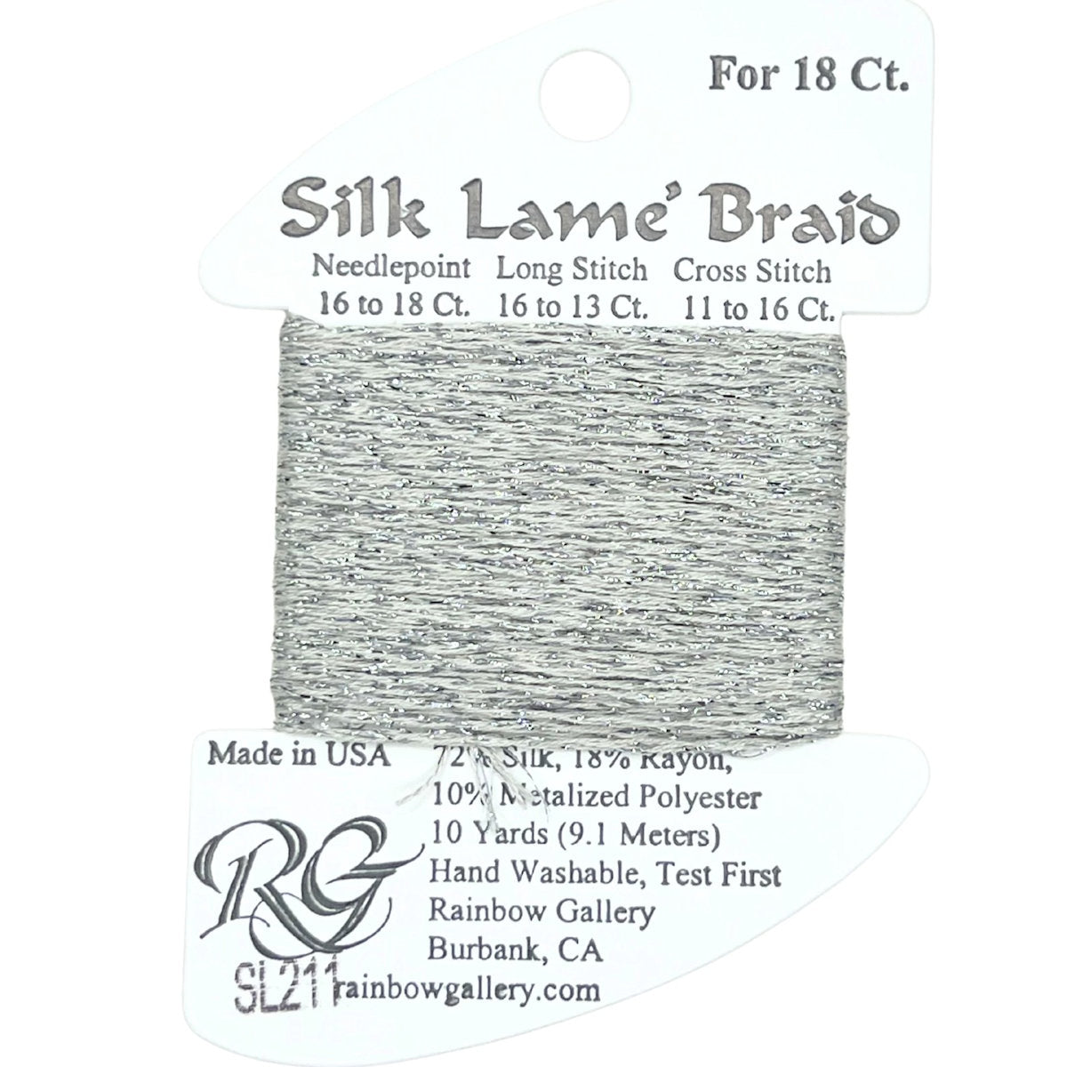 Silk Lame 18 - SL211 Glacier Gray