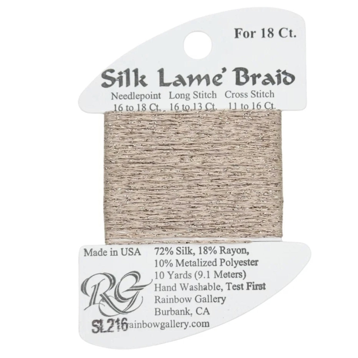 Silk Lame 18 - SL216 Touch of Tan