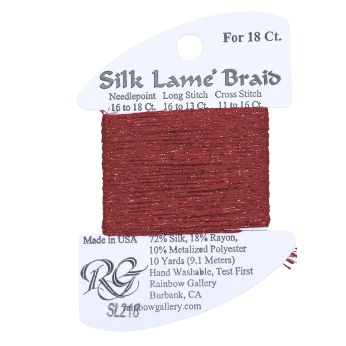 Silk Lame 18 - SL218 Corvette Red