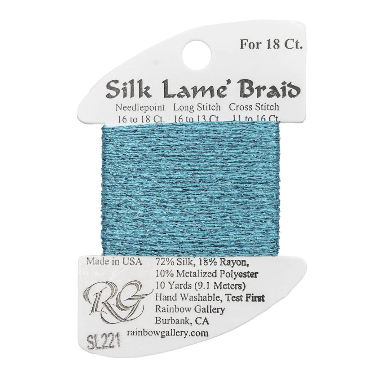 Silk Lame 18 - SL221 Capri Breeze