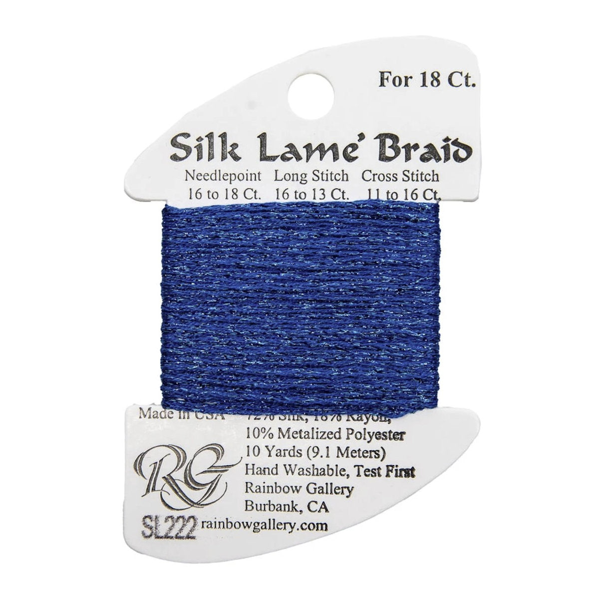 Silk Lame 18 - SL222 Brilliant Blue