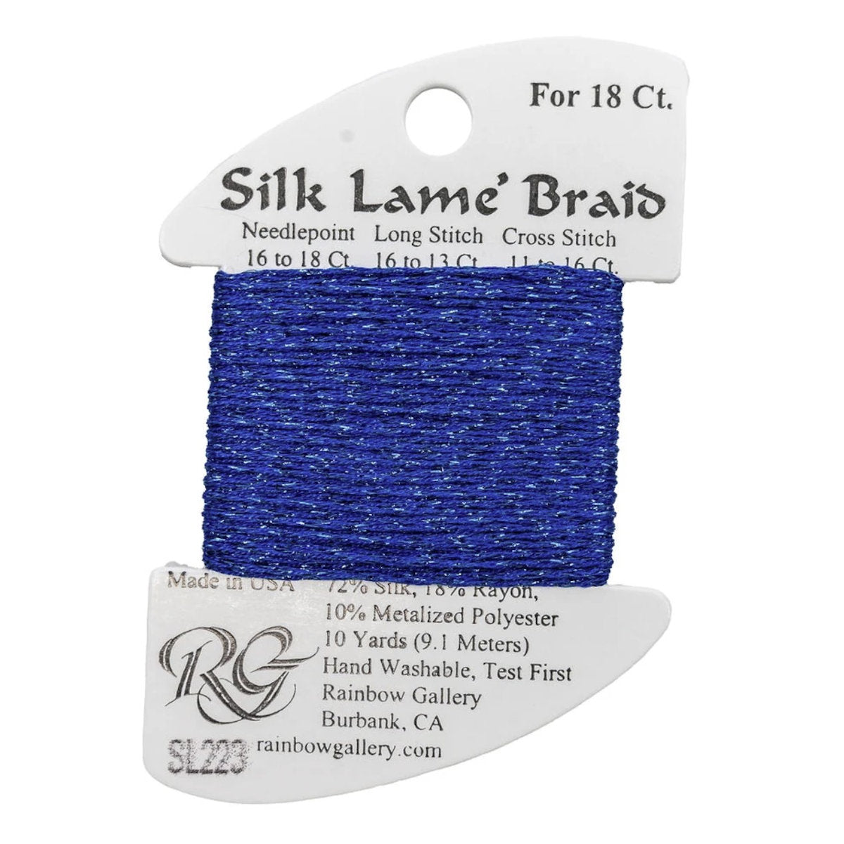 Silk Lame 18 - SL223 Crystal Blue