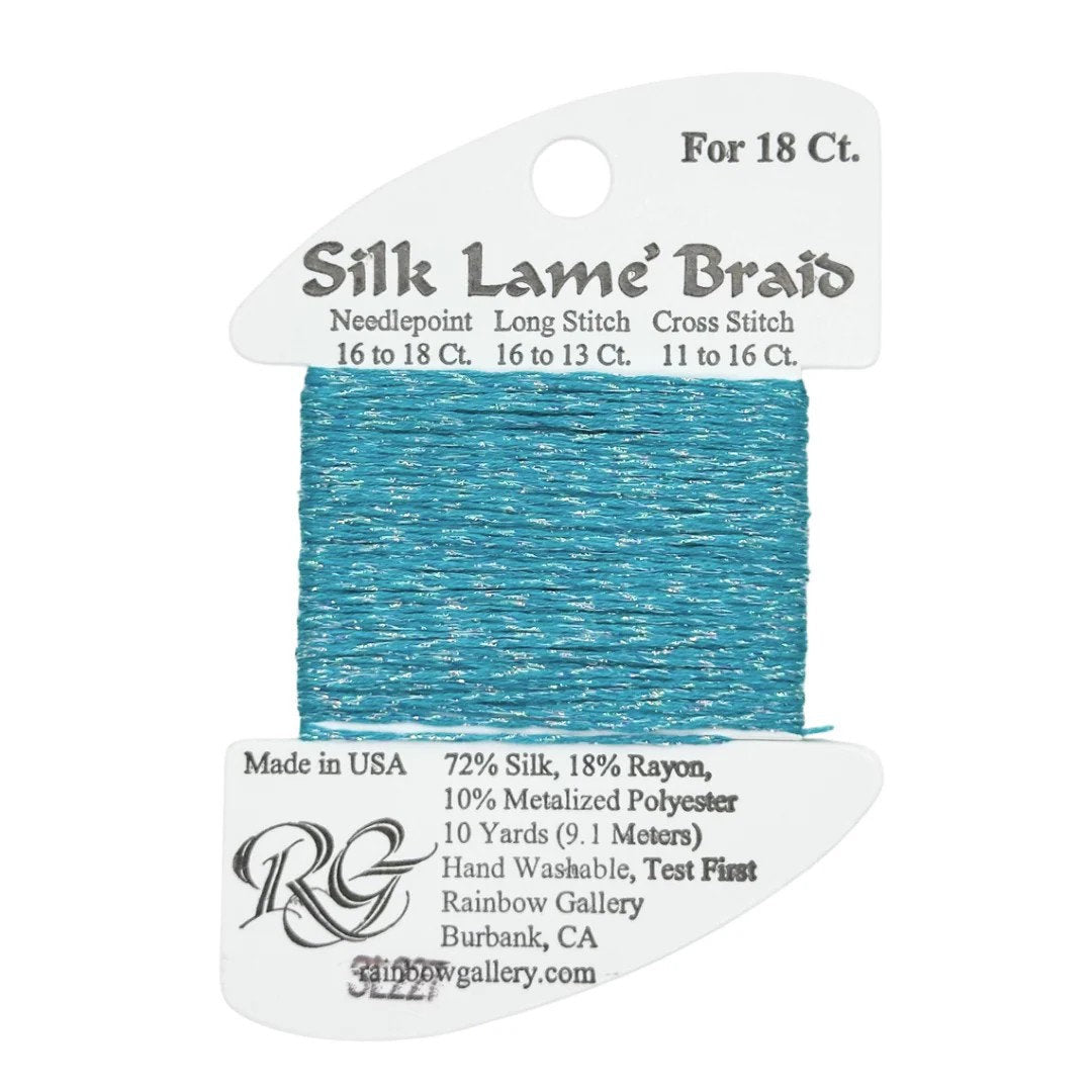 Silk Lame 18 - SL227 Aruba Blue