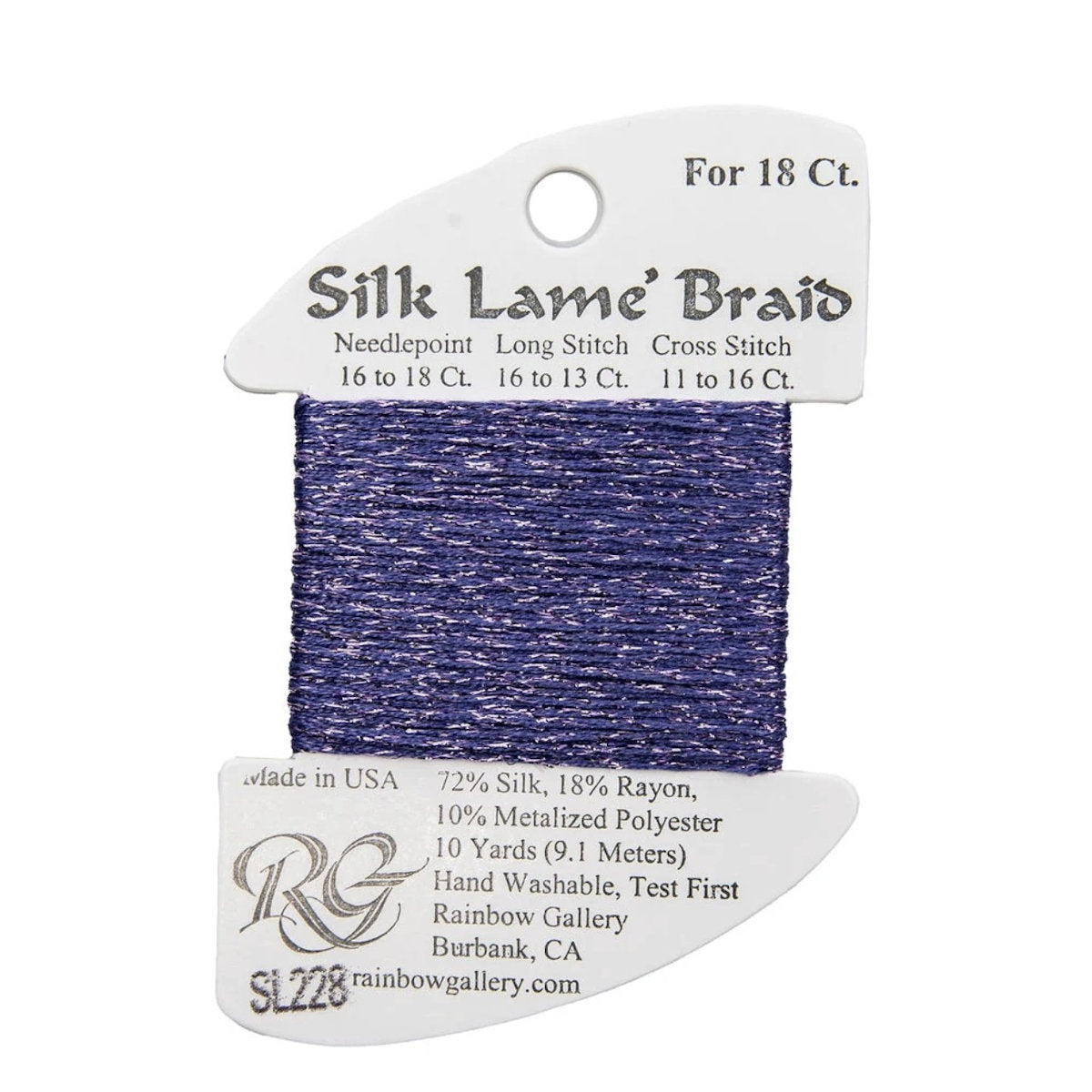 Silk Lame 18 - SL228 Passionflower