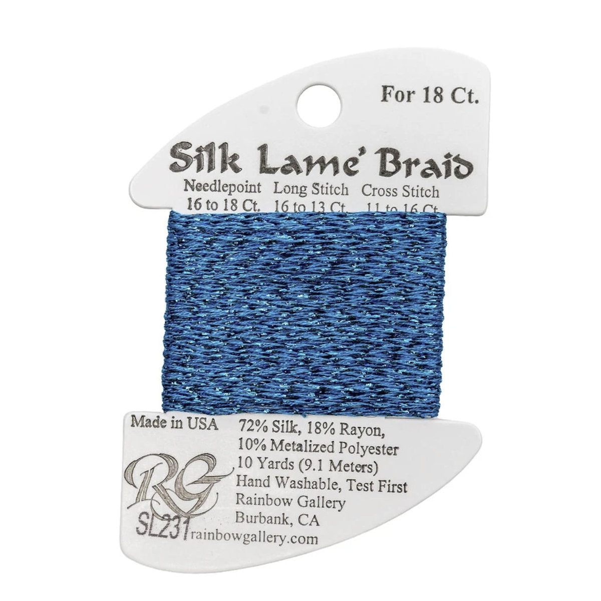 Silk Lame 18 - SL231 Blue Jewell