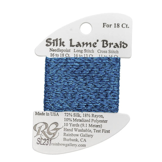 Silk Lame 18 - SL231 Blue Jewell