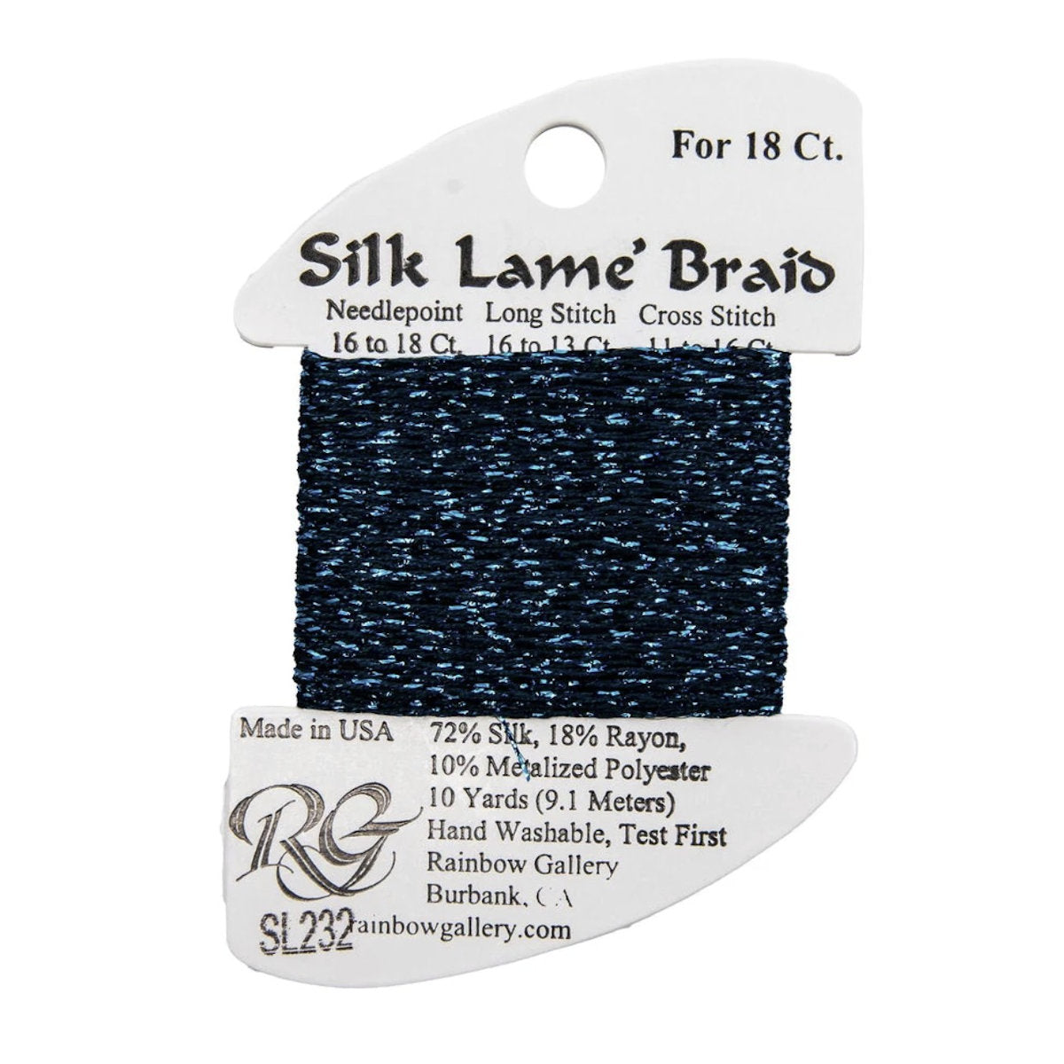 Silk Lame 18 - SL232 Maui Blue