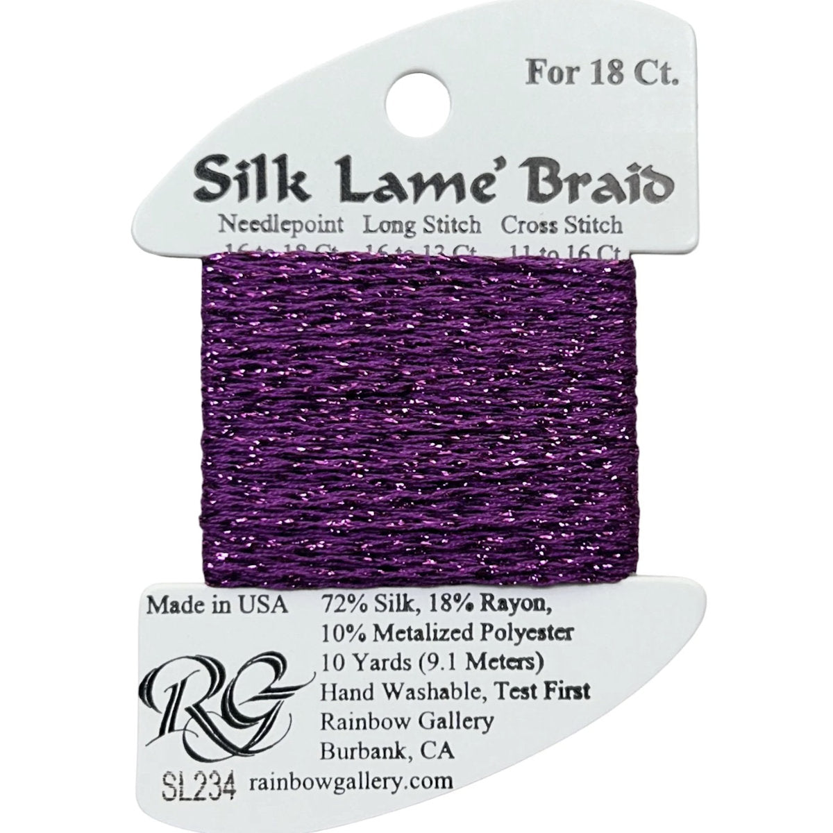 Silk Lame 18 - SL234 Striking Purple
