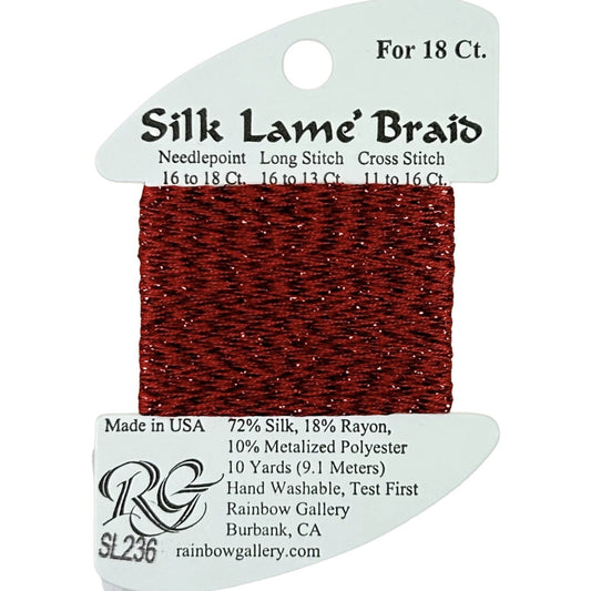 Silk Lame 18 - SL236 True Red