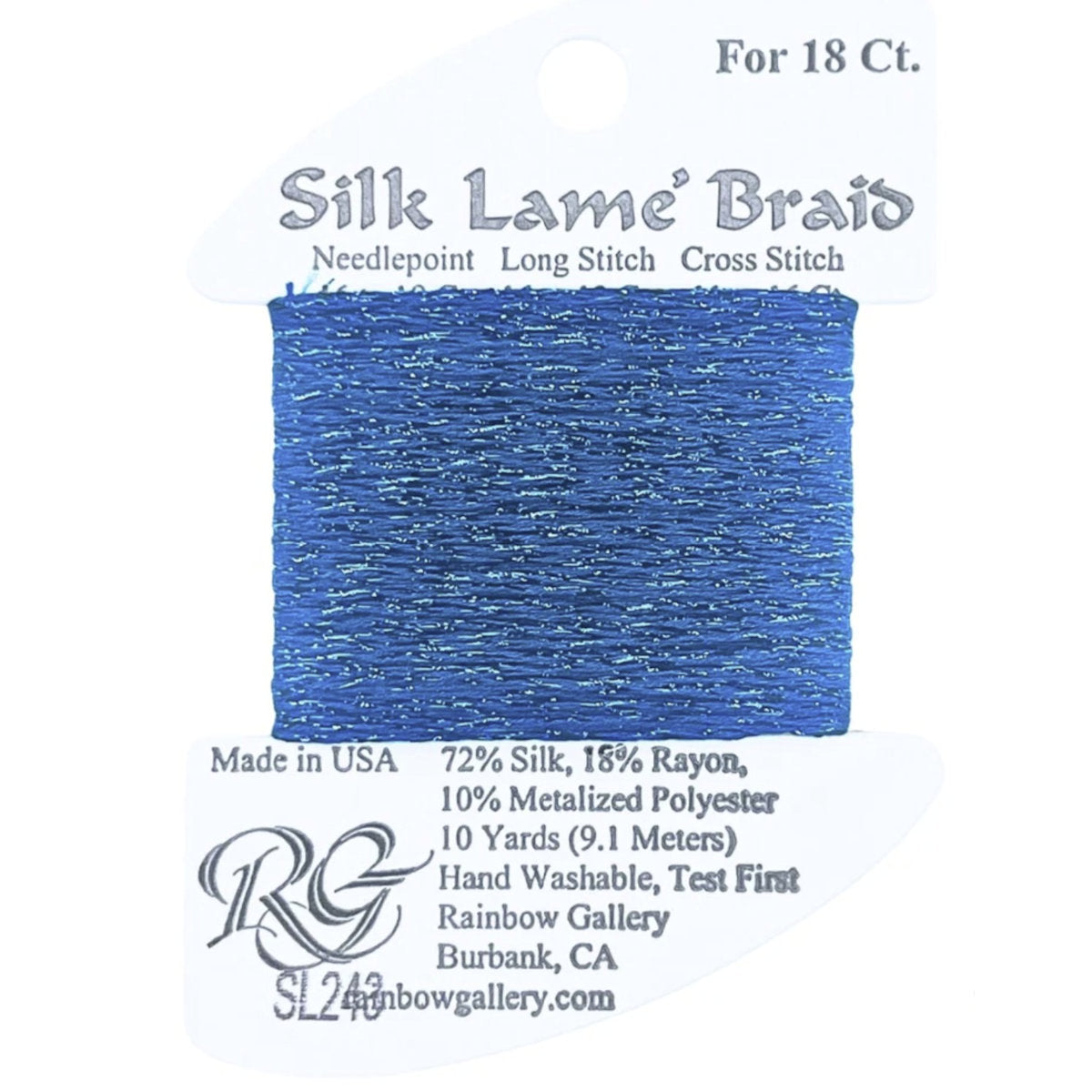 Silk Lame 18 - SL243 Suddenly Sapphire