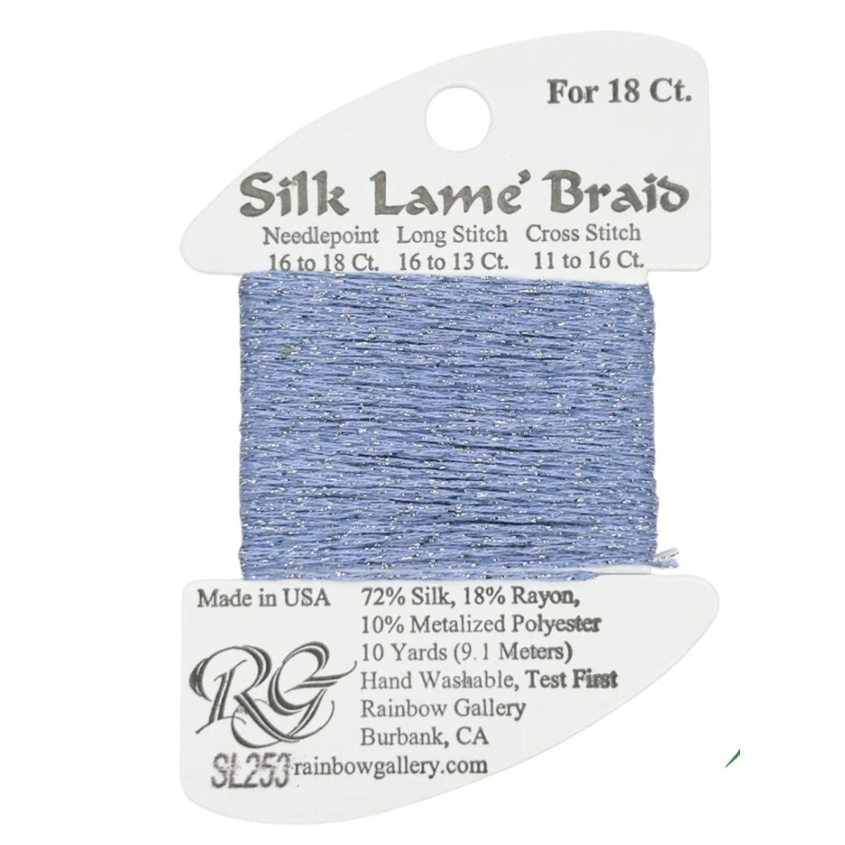 Silk Lame 18 - SL253 Antique Periwinkle
