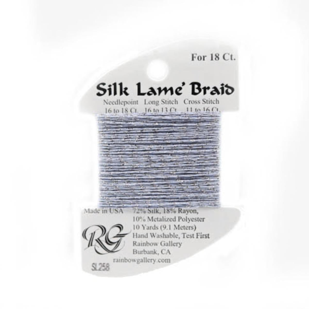 Silk Lame 18 - SL258 Gentle Gray