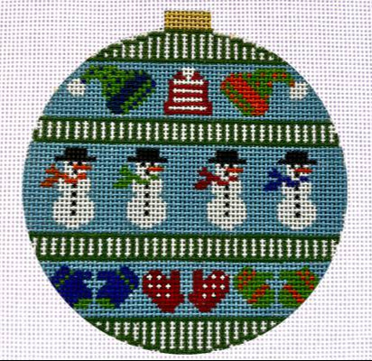 Griffin Designs Snowmen Ornament 
T/G-002-2