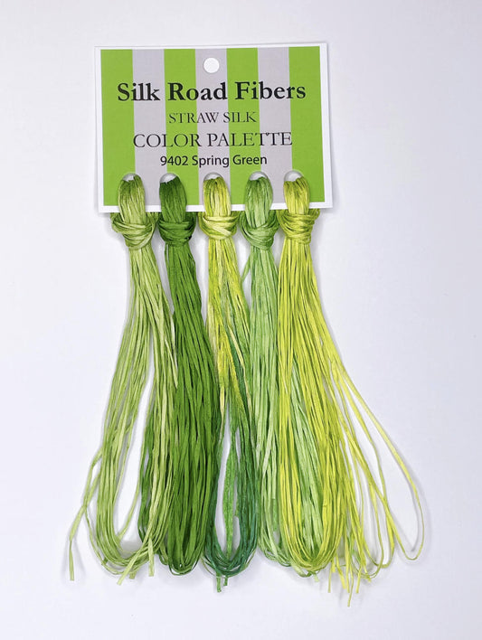 Silk Straw Palette - SSP9402 Spring Green