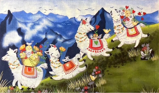 VH-21 (TS) Frolicking Llamas