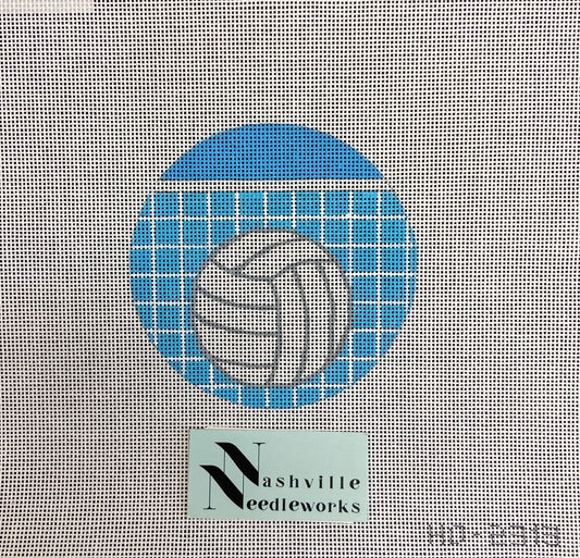 Volleyball Round Ornament