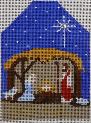 WS463 (Manger/Star Ornament)