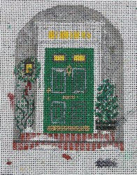 WS739C (Green Door Ornament)