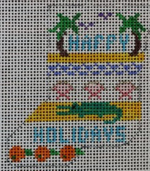 WS743 (Alligator Happy Holidays Mini Sock)