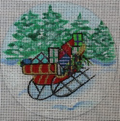 WS927A (Christmas Sleigh Ornament)