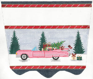 XC-33a (TS) - Vintage Car - Pink Cadillac